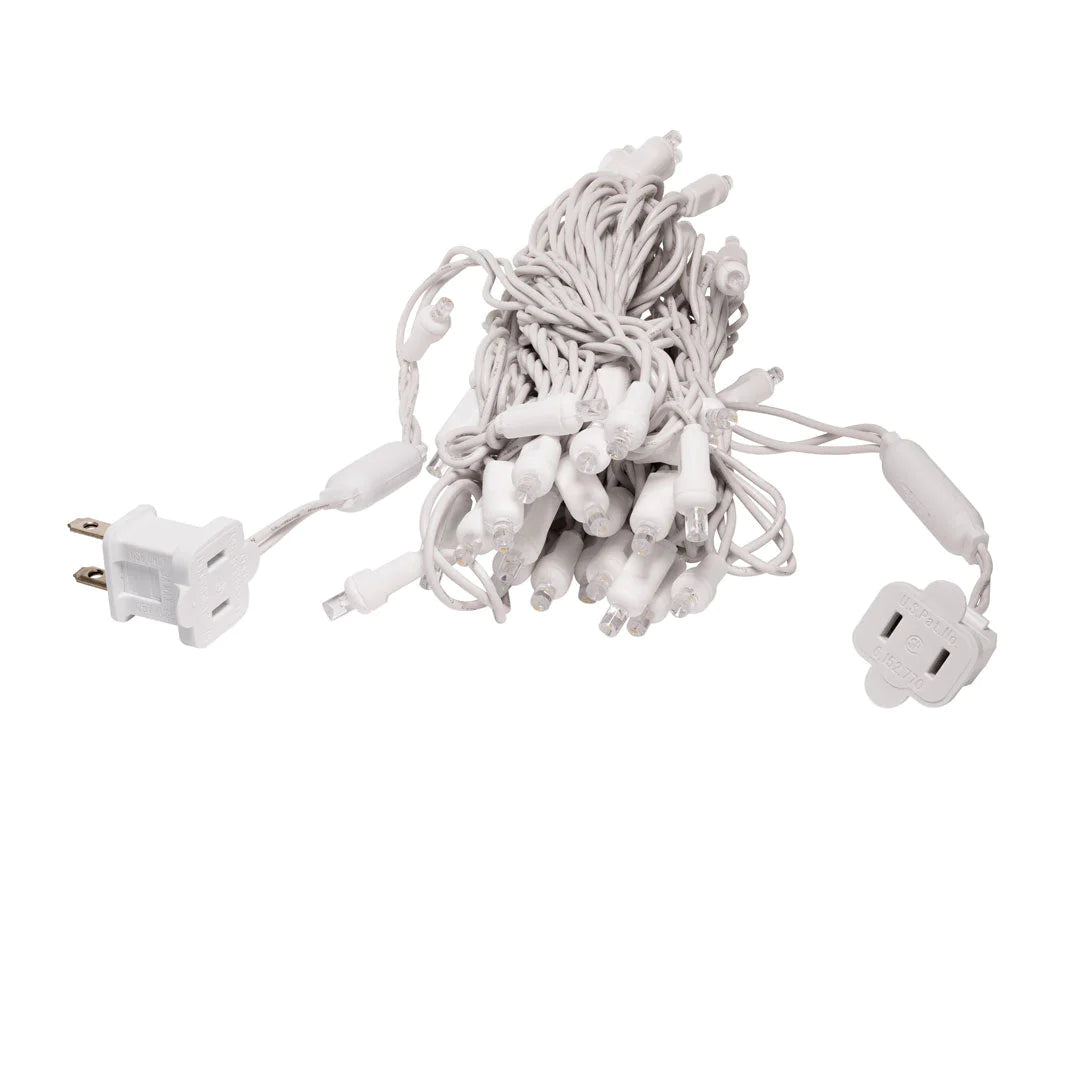 Steady Mini Lights - White Wire - Standard Plug (Case of 12) Pre-order