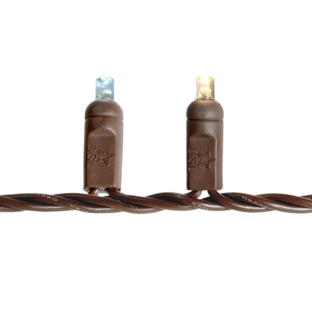 Twinkle Mini Lights - Brown Wire (25 ft)