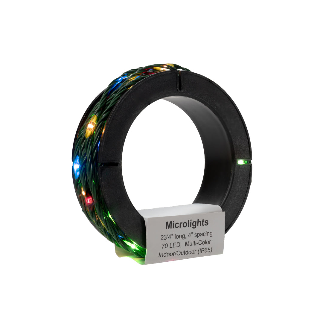 Micro Lights Green Wire (23 ft) Big Star Lights