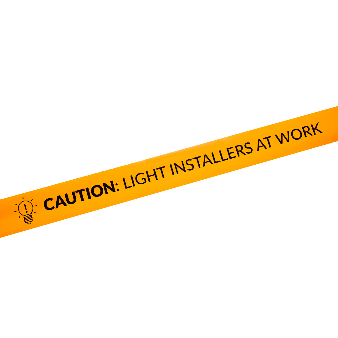 Light Installer's Caution Tape (1000 ft)