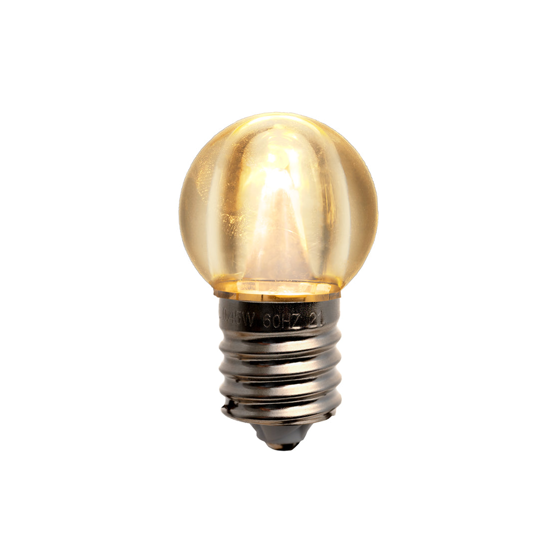Commercial Grade G30 Smooth Light Bulbs, 25 pack Globe Bulbs