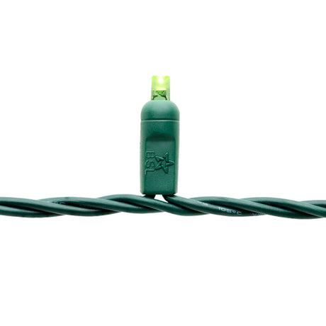 Steady Mini Lights - Green Wire - Standard Plug - Bulk