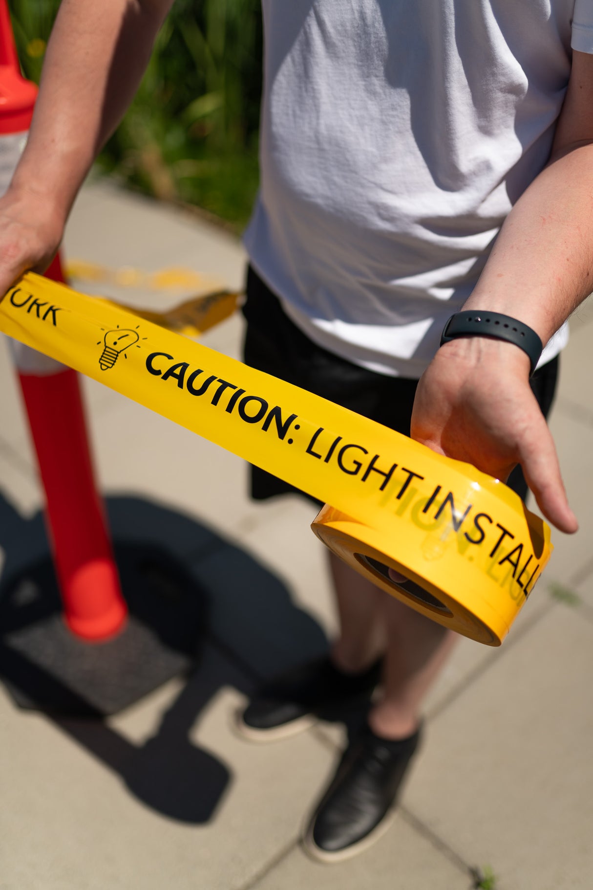 Light Installer's Caution Tape (1000 ft)