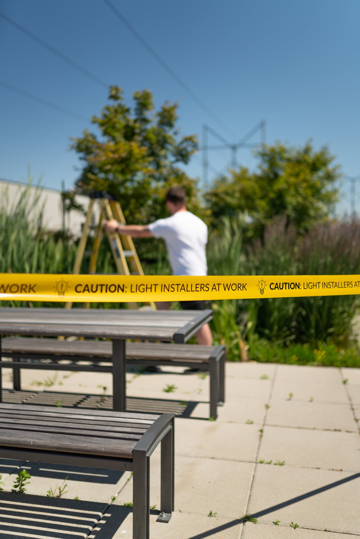 Light Installer's Caution Tape (1000 ft)