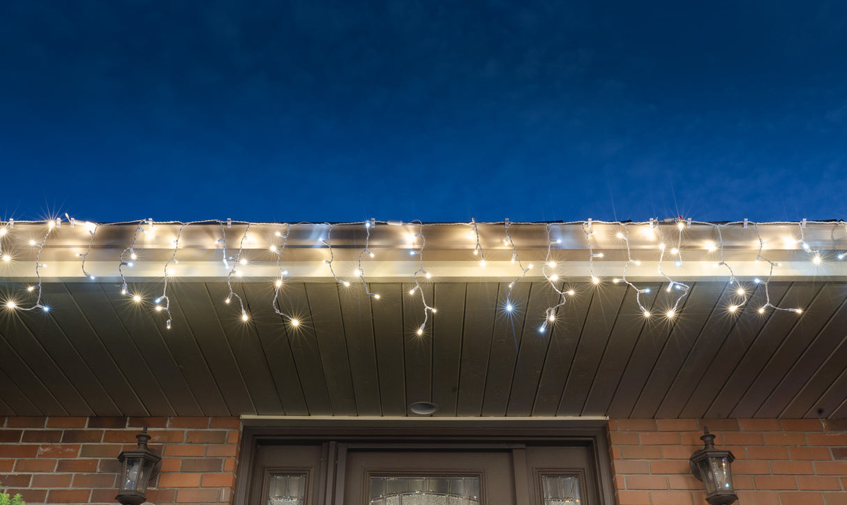 Icicle Lights - White Wire (7 ft)