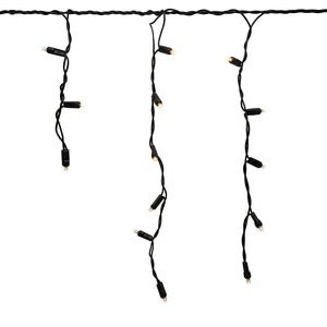 Icicle Lights - Black Wire (7 ft)