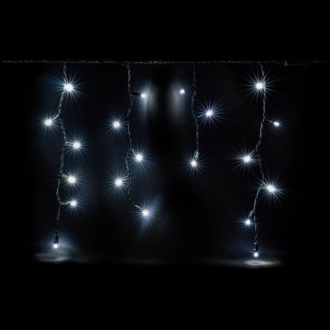 Icicle Lights - Black Wire (7 ft)