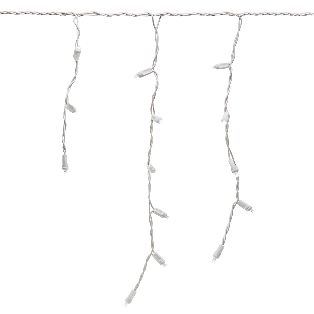 Icicle Lights - White Wire (7 ft)