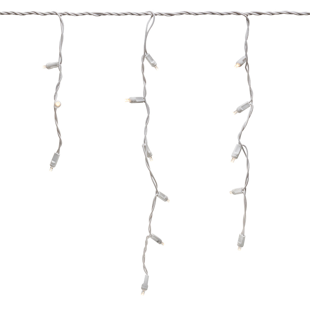 Icicle Lights - White Wire (7 ft)