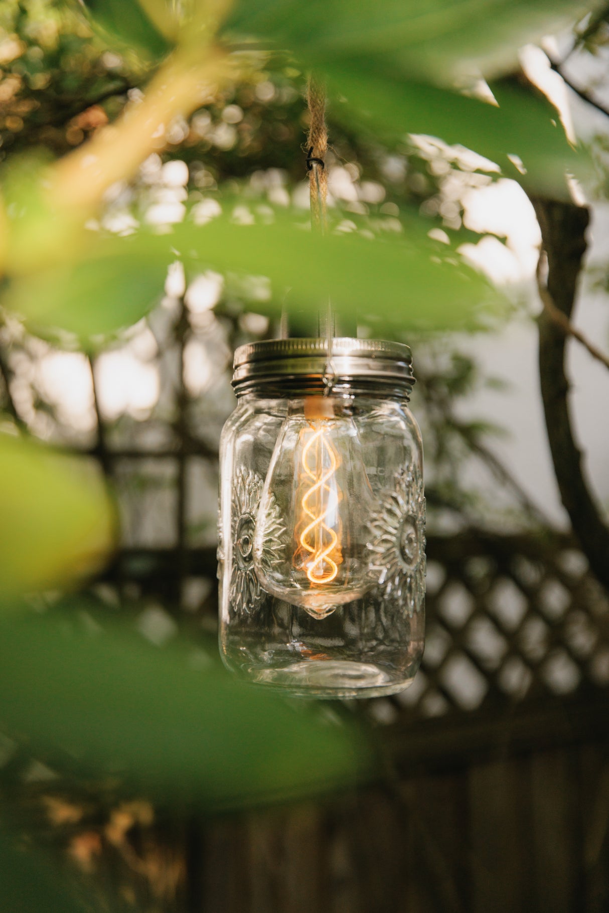 E26 Mason Jar Pendant Lantern