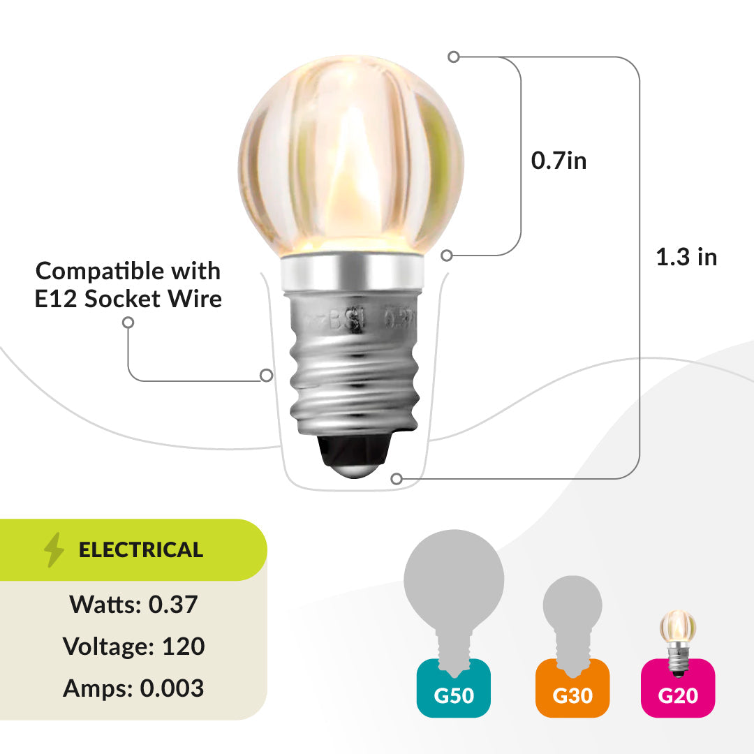 G20 Smooth Bulb (Bulk)