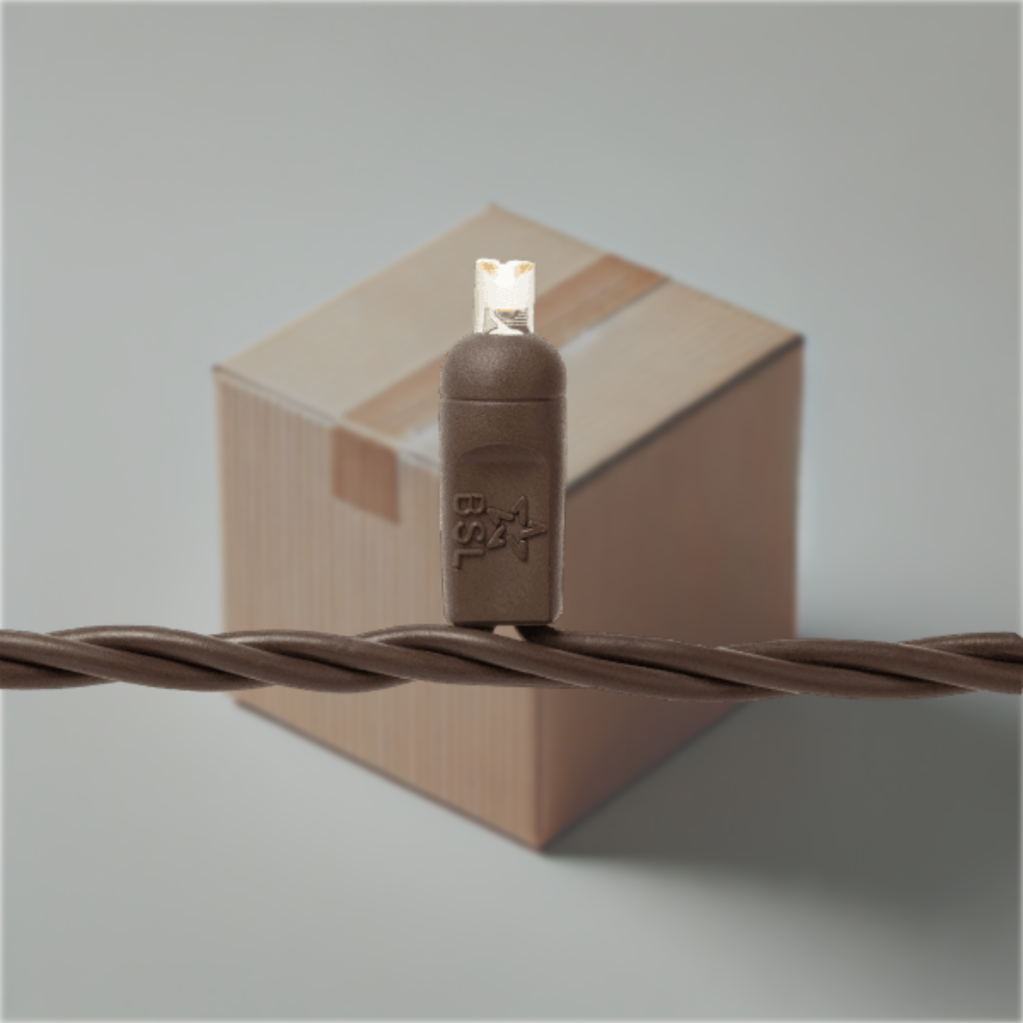 Steady Mini Lights - Brown Wire - Coaxial Plug (Bulk)