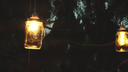 E26 Mason Jar Pendant Lantern