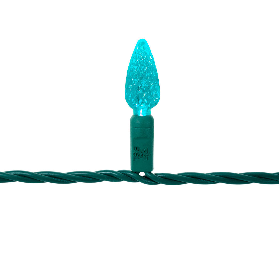 Commercial Grade C6 String Lights | Single-Color Christmas Lights