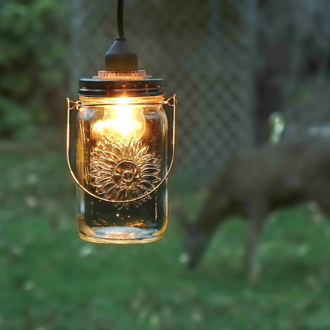 E26 Mason Jar Pendant Lantern