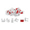 Extra Hold Adhesive Clip (100 pk) White